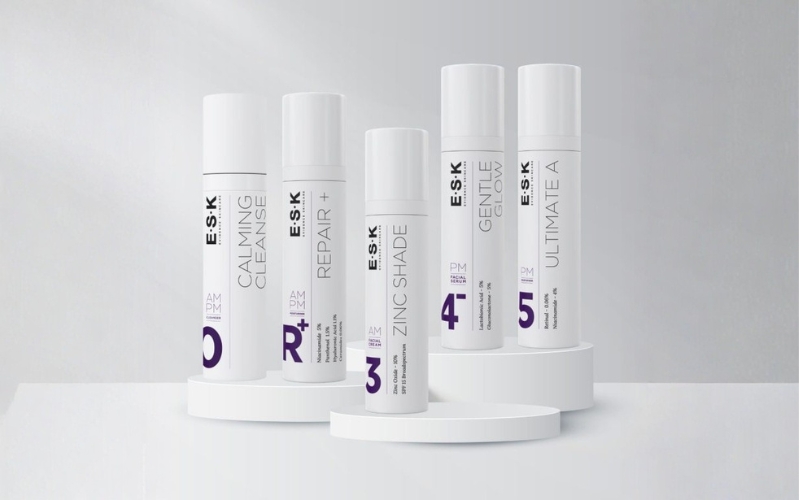cleansers, serums, moisturisers