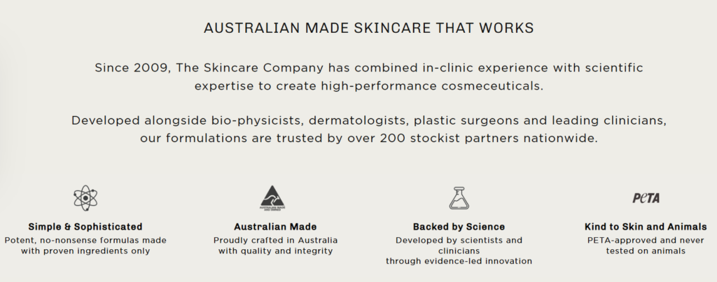 The skin care company